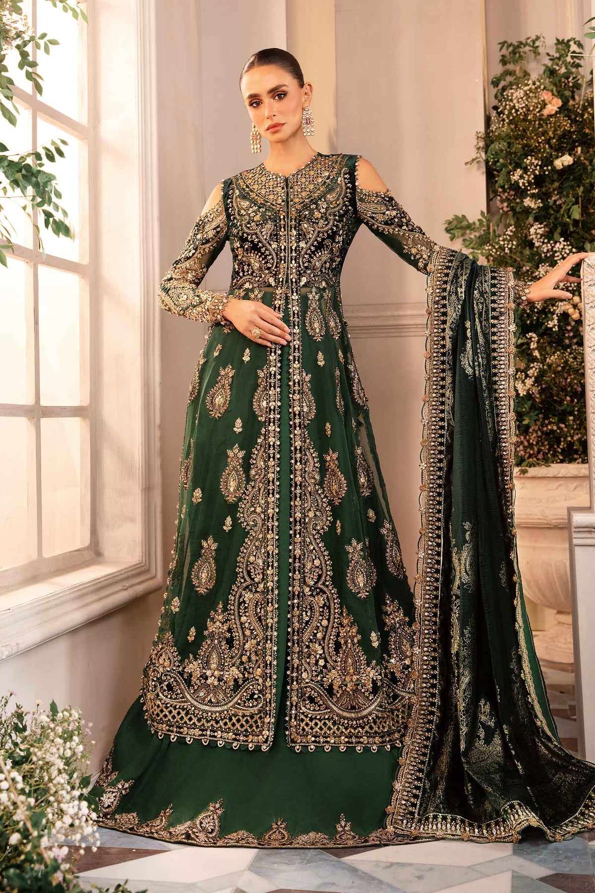 Fashion Best Pakistani Bridal Dresses 2019 Maxi Gown Design