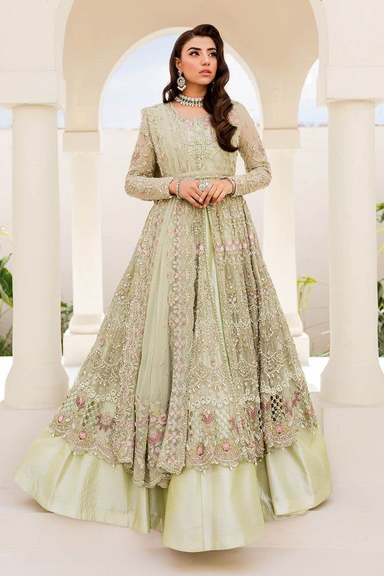 Maria B bridal Couture Mint Green MC-901 Pakistani Designer Dresses Maria B bridal Couture Mint Green MC-901 Pakistani Designer Dresses