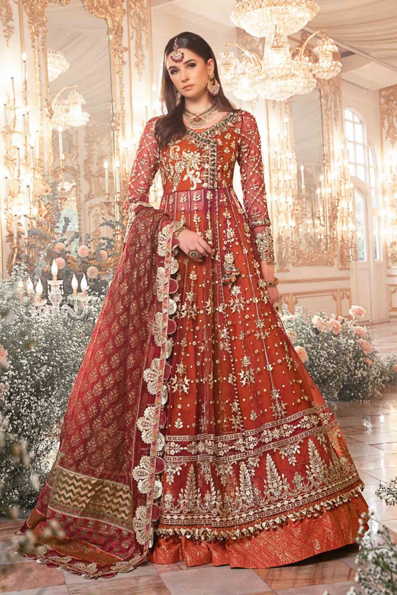 pakistani designer maria b dresses MARIA B (Original) Formal Wear '26 . . . Stitched: $248 USD . . #mariab # pakistanidesigner #pakistanicouture