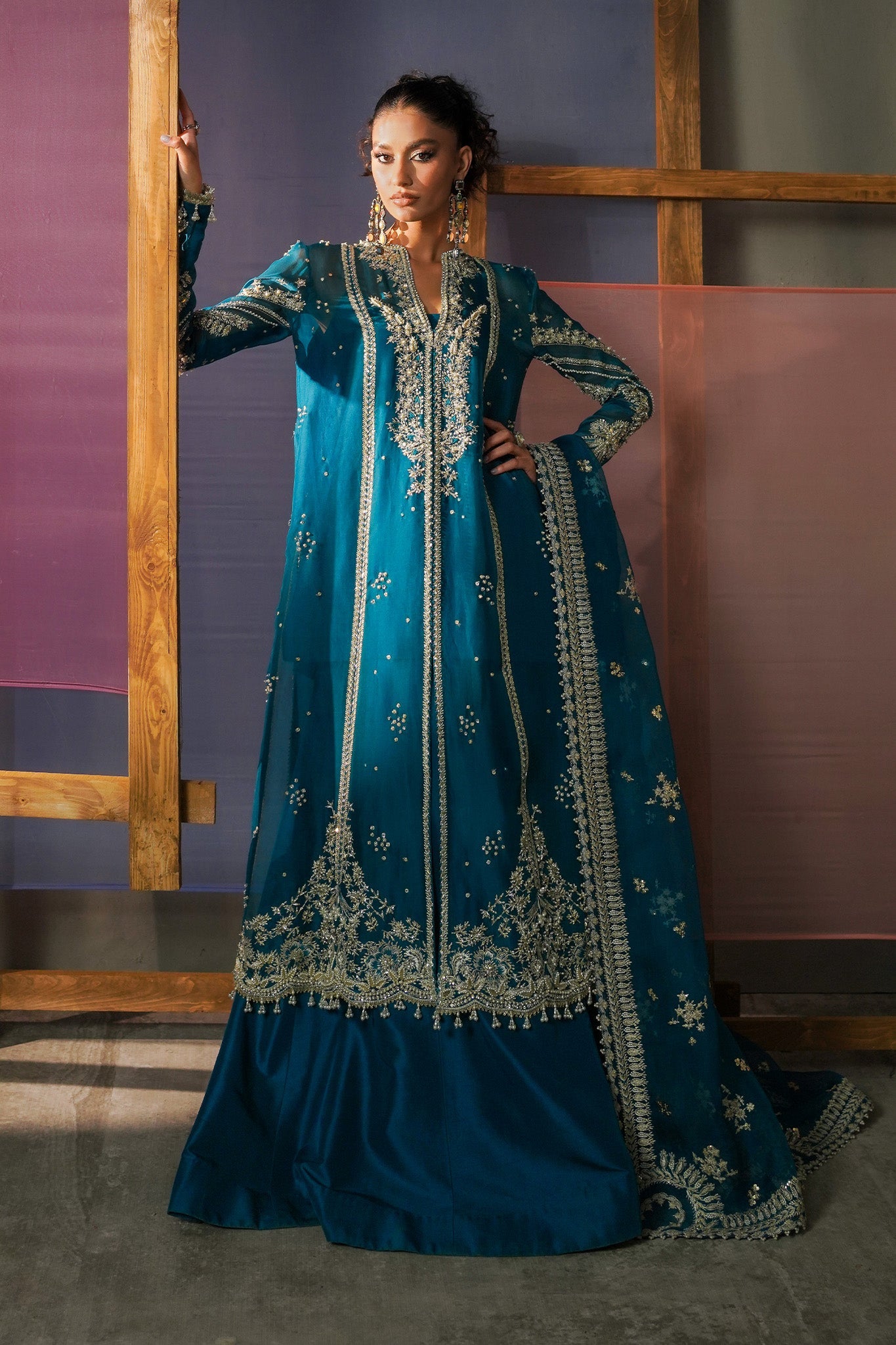 blue nikkah dress Afghan long blue kochi nikkah dress for women and wasket.couple kochi set