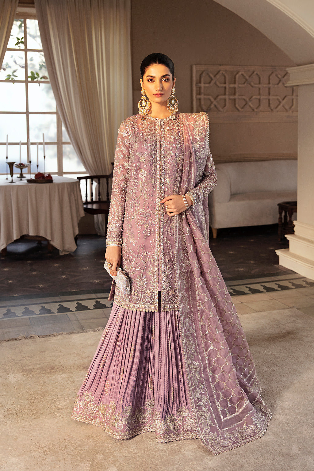 nikkah dress pink Gazala, Pink Bridal Anarkali (Nikkah)