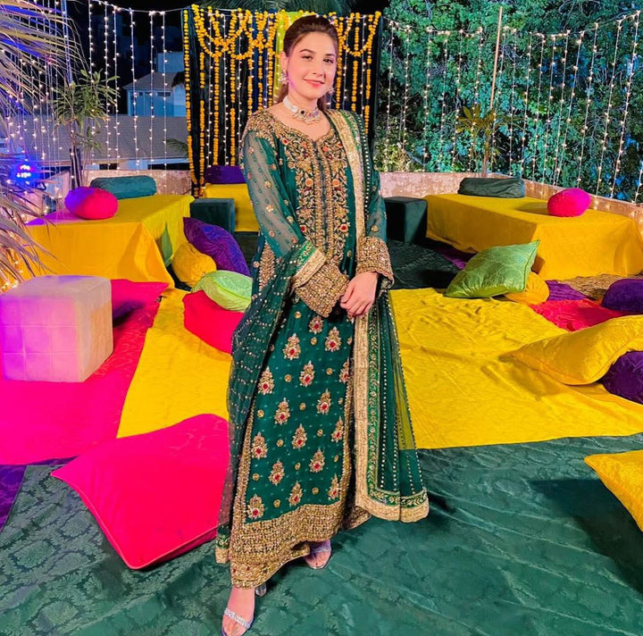 Haris Shakeel - Sea green pakistani indian wedding bridal dress, mehndi nikkah oufits guest suits Pakistani Designer Dresses Haris Shakeel - Sea green pakistani indian wedding bridal dress, mehndi nikkah oufits guest suits Pakistani Designer Dresses