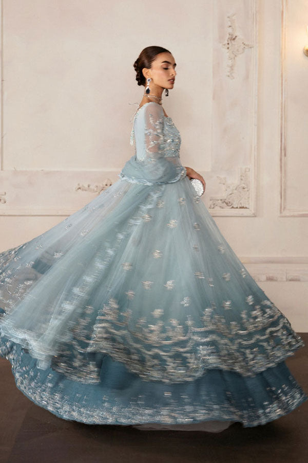 aqua blue dress for wedding pakistani This bridal maxi, named Dillaab, from Afreen by Aroshi, features a serene Aqua Sky color, perfect for a refreshing bridal ensemble. : Aroshi Shop Online: https://www.fplounge.com/collection/aroshi-designer Or Available in Centaurus, Giga &