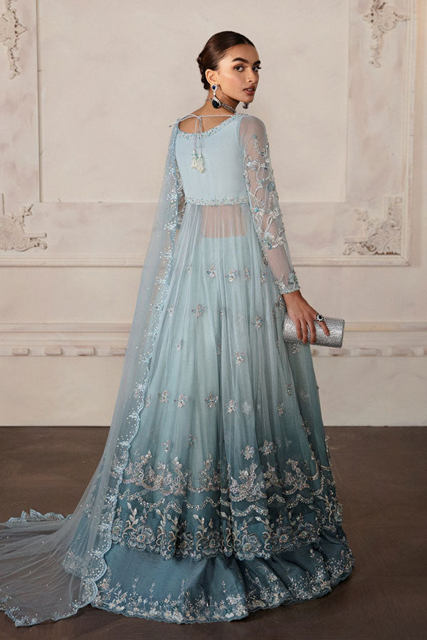 aqua blue dress for wedding pakistani Aqua Blue Pakistani Designer Dresses