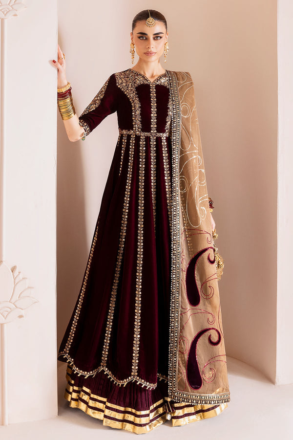 Embroidered Velvet Formal CVF D-04