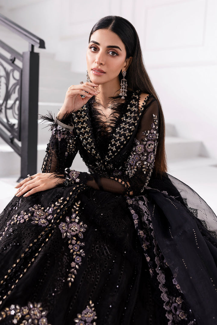 black dress pakistani Rangreza Black Designed Online Pakistani Dresses