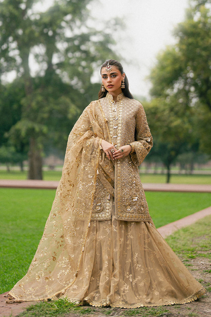 gold pakistani wedding dress Roshni Indian bridal mehndi nikkah suit – Pakistani Designer Dresses 9.6.25