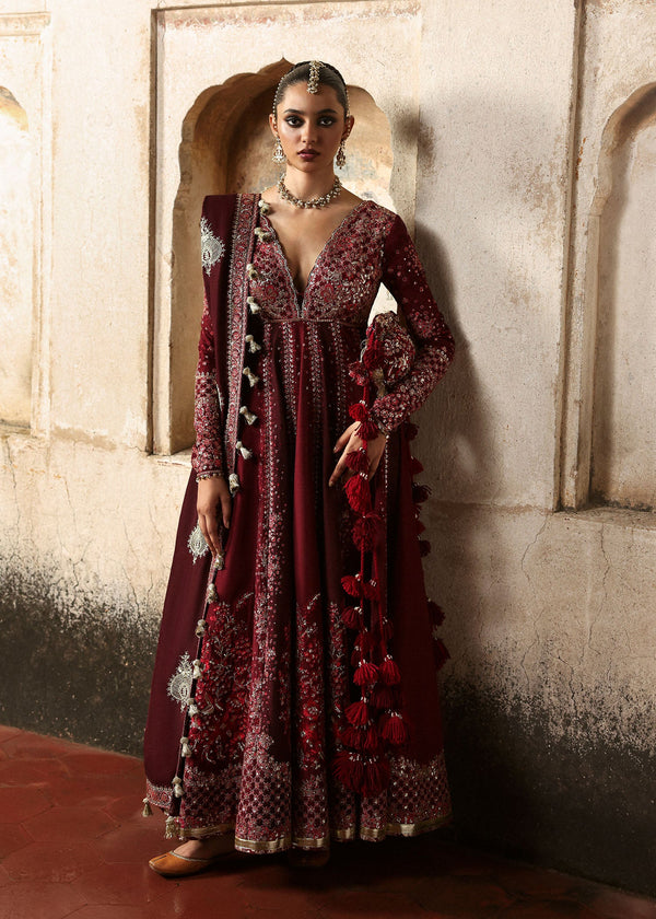 Hussain Rehar - Gulnar pakistani indian wedding bridal dress, mehndi nikkah oufits guest suits