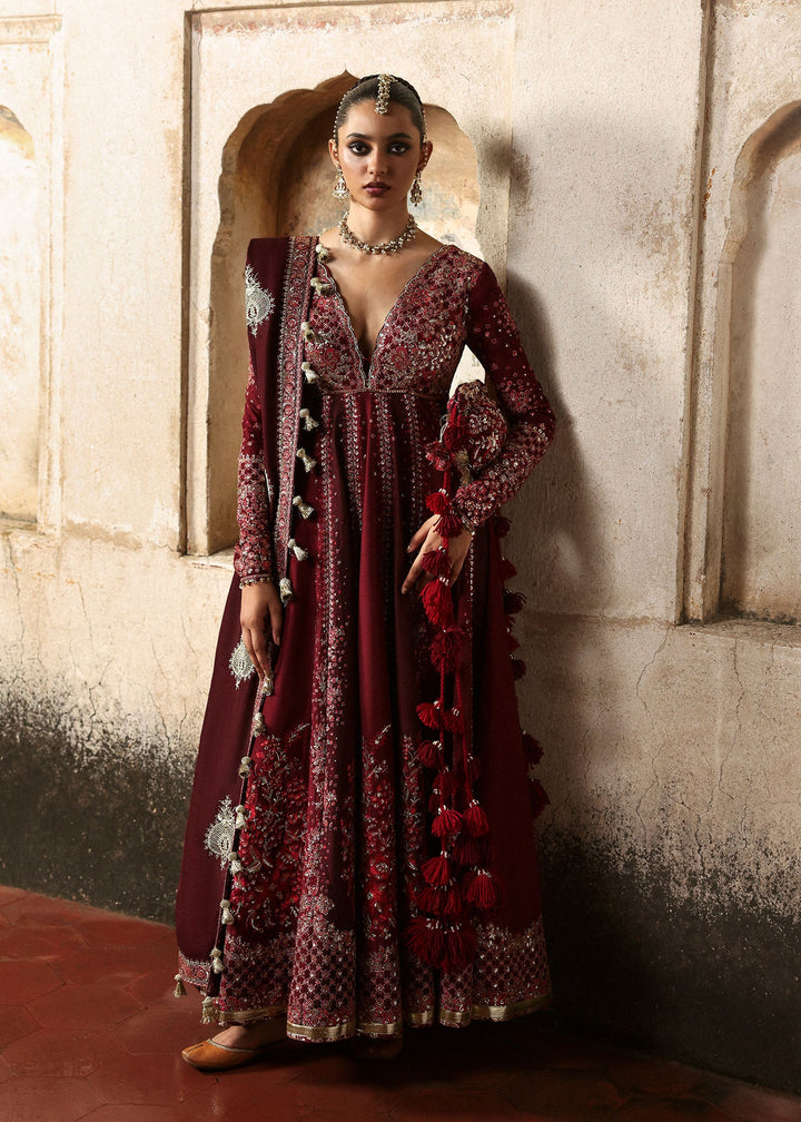 Hussain Rehar - Gulnar pakistani indian wedding bridal dress, mehndi nikkah oufits guest suits