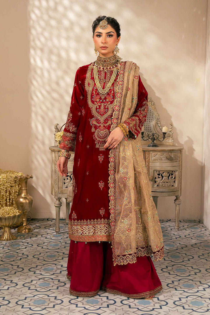 pink velvet pakistani dress Buy Solid Color Velvet Pakistani Suit in Magenta Online : KBU129