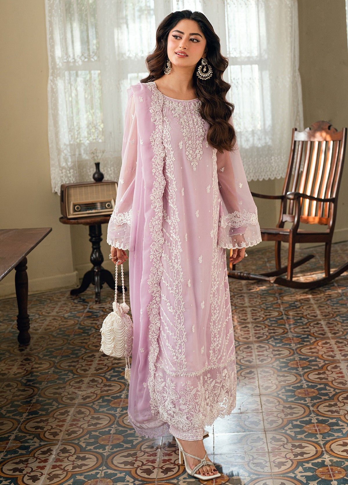 chiffon dress indian Wisteria Embroidered Chiffon maxi dress Color:Pale Yellow/Gold petite-dresses ALICE + OLIVIA Julietta
