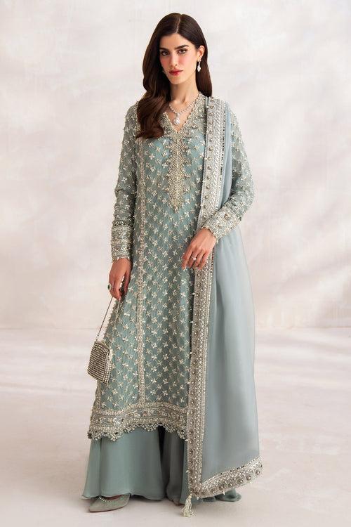 grey maxi dress pakistani Grey Luxury Maxi Dress Embroidered Net