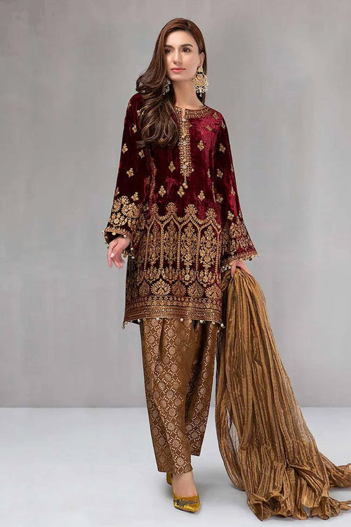 Pakistani Velvet Dresses | Velvet Wedding Guest Dresses Online  Pakistani  Designer Dresses