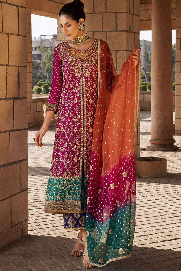 Zainab Chottani chiffon Dress custom stitch