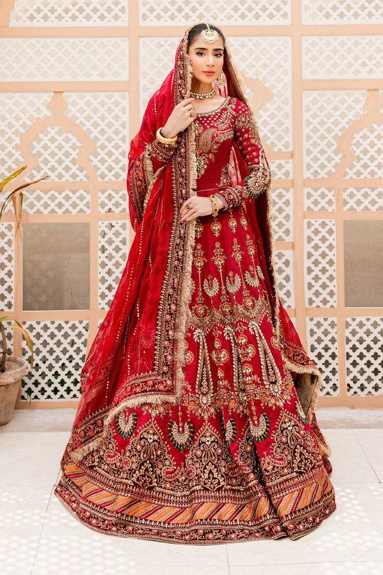 MARIA B bridal Couture Deep Red MC-907