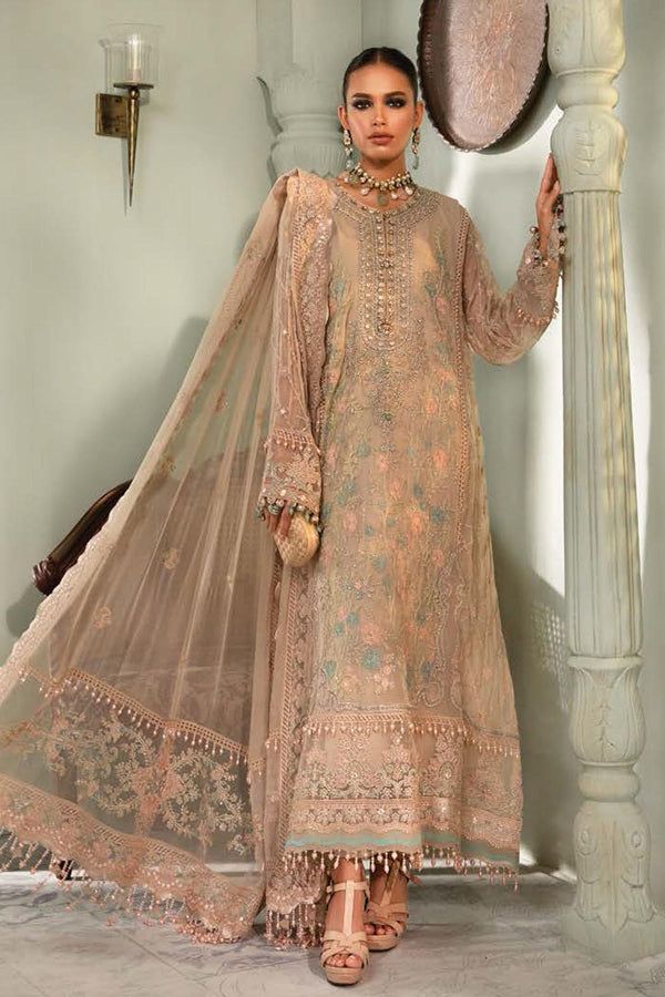 Maria b Chiffon | MPC-23-106 Beige skin