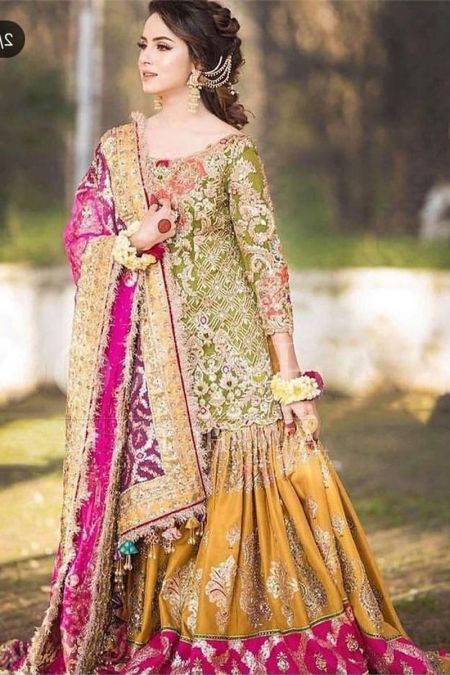 Kashee Pakistani Wedding Dresses Indian dress gharara style