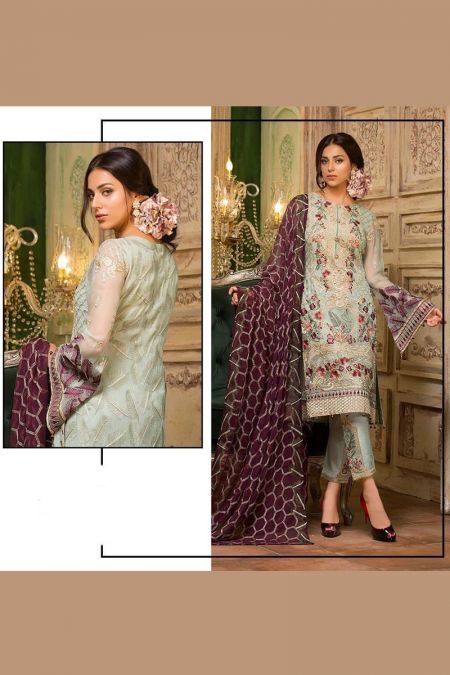 Sada Bahar Pakistani Wedding dresses Indian dress salwar kameez chiffon suit