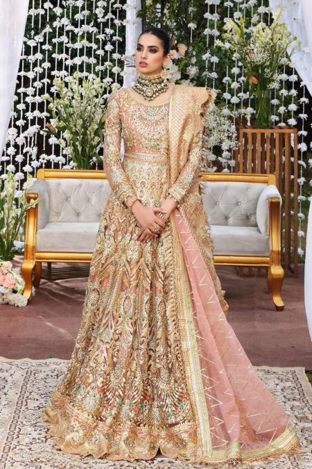 Maryum N Maria Wedding Dress Bridal Maxi Long Frock style  Vogue Marvel
