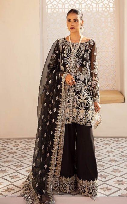 Kanwal Malik Giselle Luxury formal Black