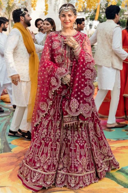 Afrozeh Shehnai Wedding Formals'22 Pink DASHT E NAZ