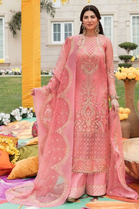 Afrozeh Shehnai Wedding Formals'22 Pink NAZMIN