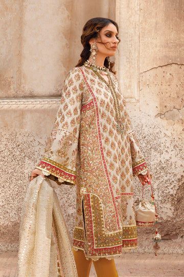 Maria B Couture Beige MC-702 Pakistani wedding dress indian dresses salwar kameez embroidered chiffon eid style suit womens clothes custom stitch latest collection