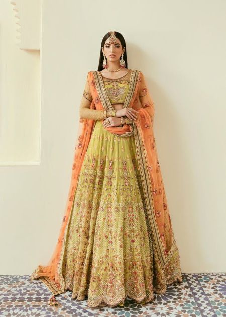 AKBAR ASLAM MAKIRA SKU U-1393 Pakistani wedding dress indian dresses salwar kameez embroidered chiffon eid style suit womens clothes custom stitch latest collection