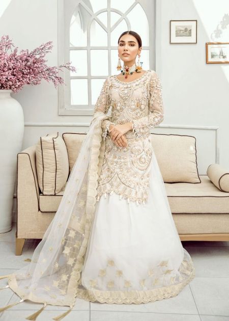 Akbar Aslam SNOWDROP SKU U-1308 Pakistani wedding dress indian dresses salwar kameez embroidered chiffon eid style suit womens clothes custom stitch latest collection