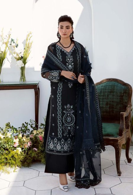 AKBAR ASLAM SELMA SKU U-1474 Pakistani Dresses Wedding Mehndi Clothes Angrakha Style blue Indian embroidery dress Eid Party Suit Salwar Kameez Guest stitch Outfit Nikkah