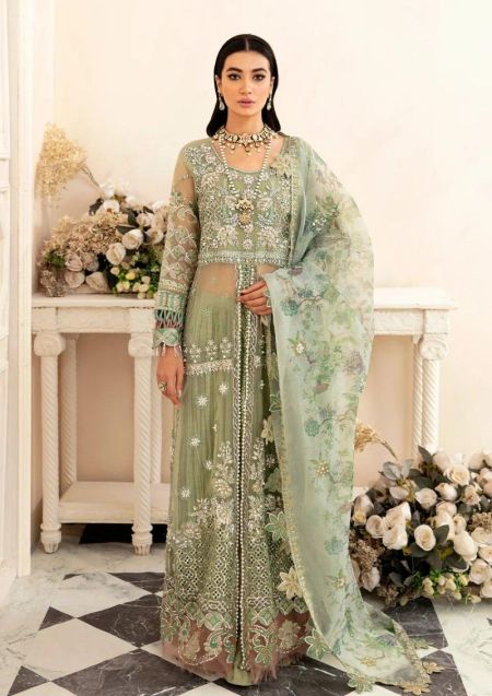 ELAF ECH 04 SHAHBANO Pakistani Dresses Wedding Mehndi Clothes Angrakha Style blue Indian embroidery dress Eid Party Suit Salwar Kameez Guest stitch Outfit Nikkah
