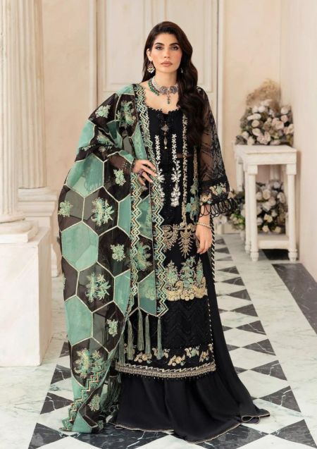 ELAF ECH 08 ZARTAAJ Pakistani Dresses Wedding Mehndi Clothes Angrakha Style blue Indian embroidery dress Eid Party Suit Salwar Kameez Guest stitch Outfit Nikkah