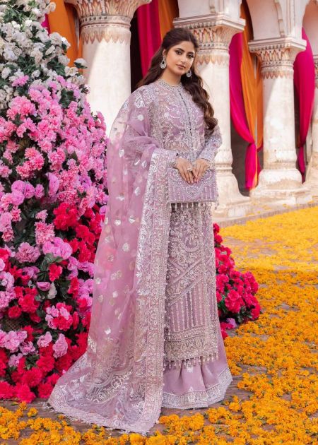 Lilac Pakistani wedding Dress sharara Style guest outfit Zahra