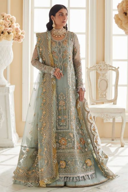 Luxury Pakistani Wedding Dress kameez Style sharara outfit esme