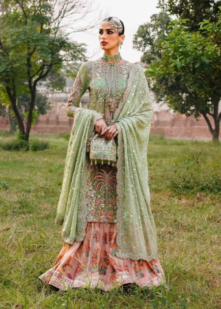 Pakistani wedding dress guest outfit maxi lehenga Rang