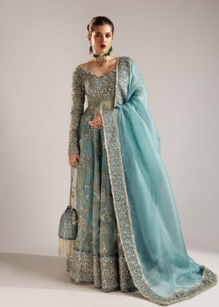 Heavy handmade Pakistani bridal dress crush sharara frock Astra