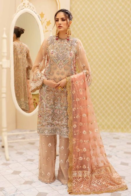 Pakistani Party Wear Dress Luxury Embroidered Wedding Salwar Kameez Trouser Style